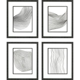 Paragon Linear Acoustic S/4 Black 24 X 20 X 2 Wall Art