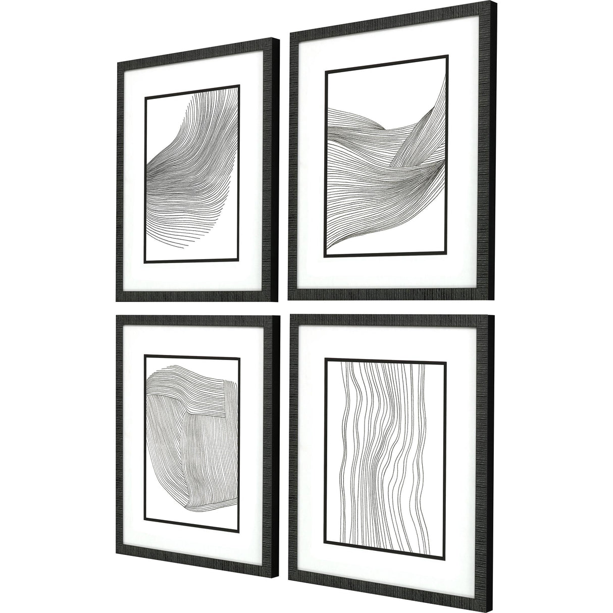 Paragon Linear Acoustic S/4 Black 24 X 20 X 2 Wall Art