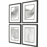 Paragon Linear Acoustic S/4 Black 24 X 20 X 2 Wall Art