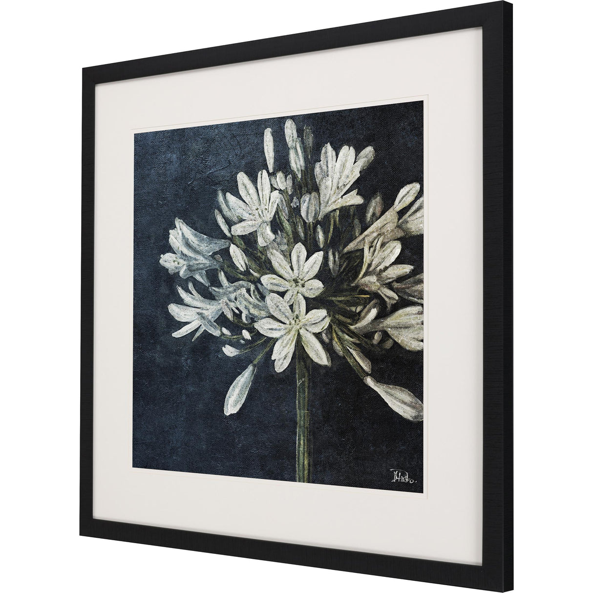 Paragon Midnight Lilies I Black 43 X 43 X 2 Wall Art
