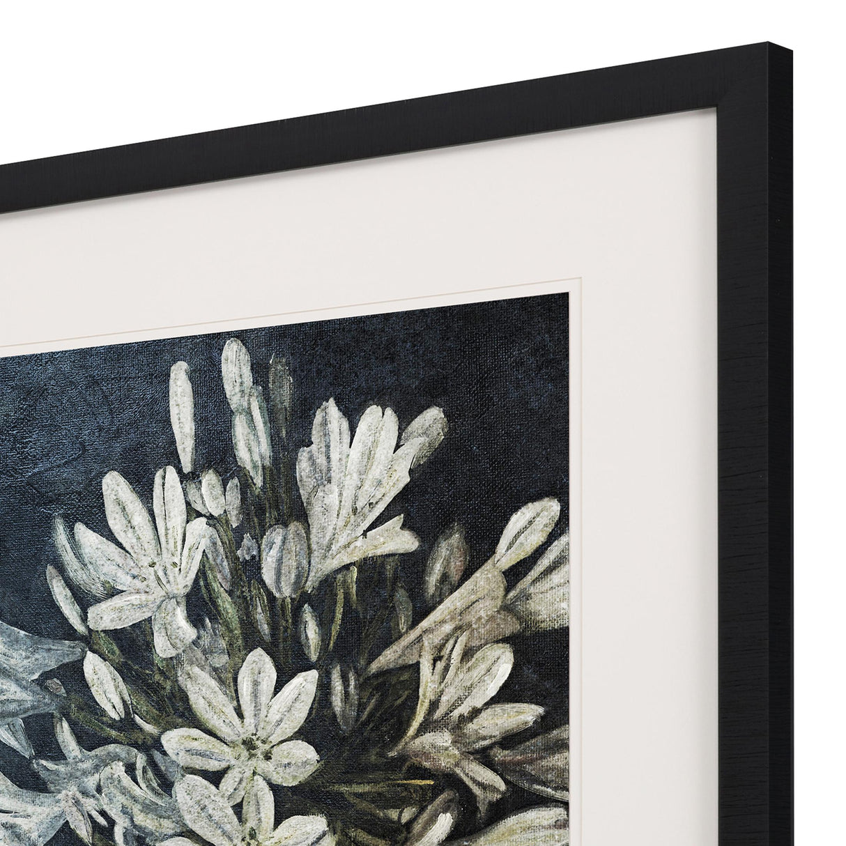 Paragon Midnight Lilies I Black 43 X 43 X 2 Wall Art