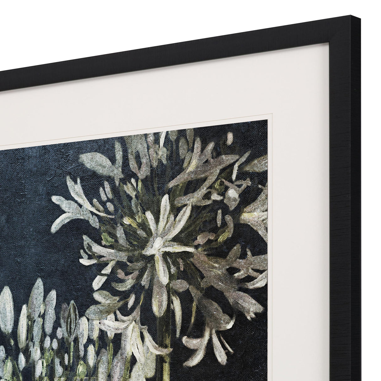 Paragon Midnight Lilies II Black 43 X 43 X 2 Wall Art
