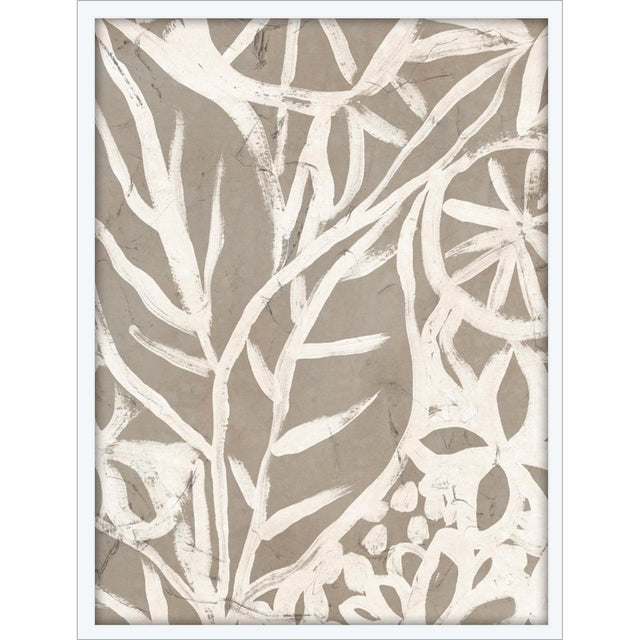 Paragon Mudcloth Foliage I Beige 50 X 38 X 3 Wall Art