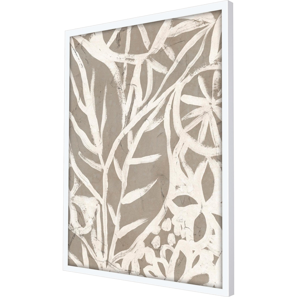 Paragon Mudcloth Foliage I Beige 50 X 38 X 3 Wall Art