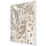 Paragon Mudcloth Foliage I Beige 50 X 38 X 3 Wall Art