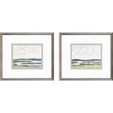Paragon Waterside Marsh S/2 Blue 16 X 18 X 2 Wall Art