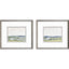 Paragon Waterside Marsh S/2 Blue 16 X 18 X 2 Wall Art