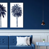 Paragon Palm Tree Blue II Blue 50 X 26 X 3 Wall Art