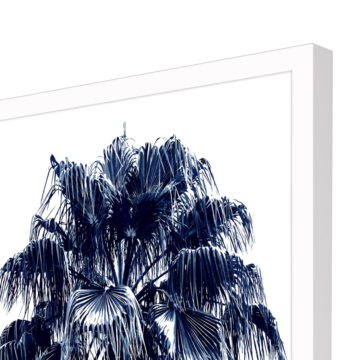 Paragon Palm Tree Blue IV Blue 50 X 26 X 3 Wall Art