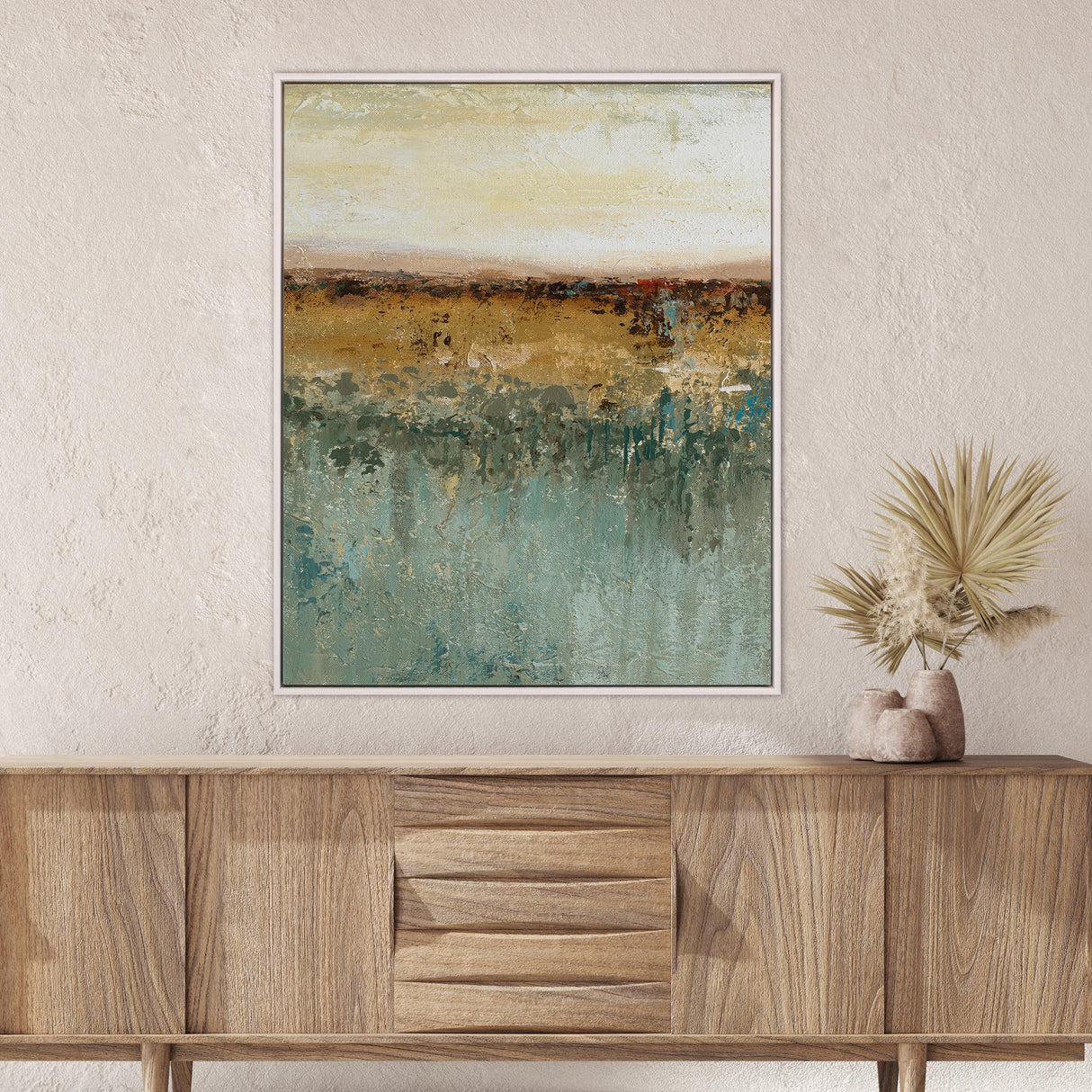 Paragon Antique Contemporary Blue 52 X 42 X 3 Wall Art