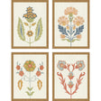 Paragon Folk Flourish S/4 Multi 26 X 20 X 2 Wall Art