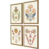 Paragon Folk Flourish S/4 Multi 26 X 20 X 2 Wall Art