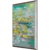 Paragon Reeds and Lilies II Turquoise 39 X 27 X 2 Wall Art