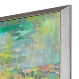 Paragon Reeds and Lilies II Turquoise 39 X 27 X 2 Wall Art