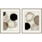Paragon Beige Rings S/2 Gray 31 X 25 X 2 Wall Art
