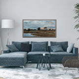 Paragon River Walk Brown 27 X 51 X 2 Wall Art