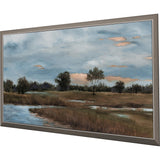 Paragon River Walk Brown 27 X 51 X 2 Wall Art