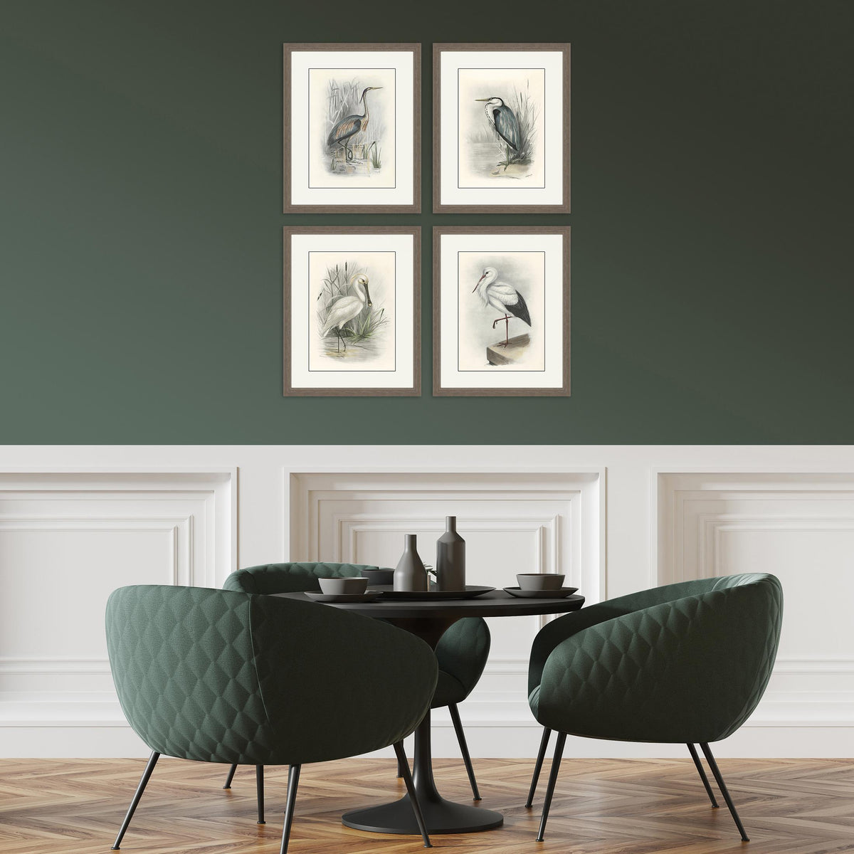 Paragon Birds S/4 Gray 22 X 18 X 2 Wall Art