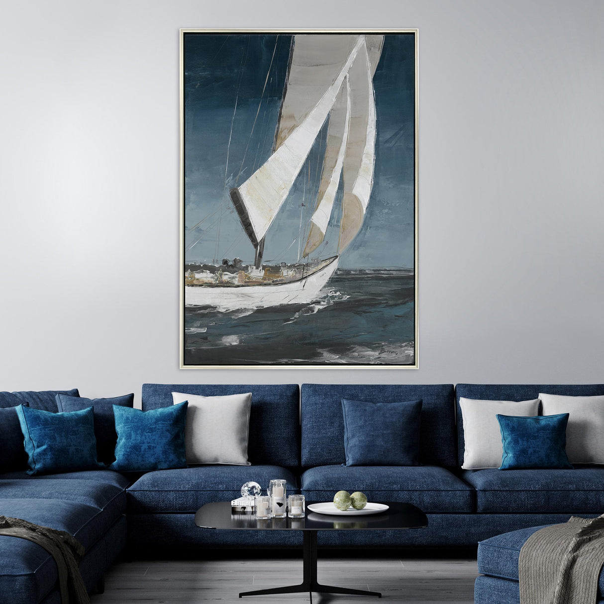 Paragon Home Run Blue 74 X 52 X 3 Wall Art