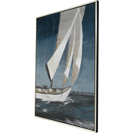 Paragon Home Run Blue 74 X 52 X 3 Wall Art