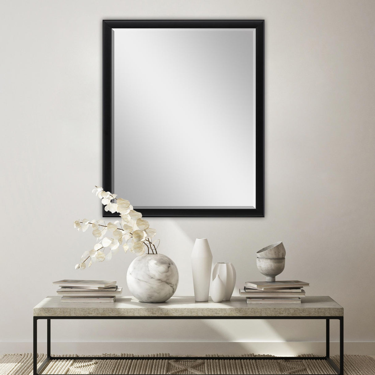 Paragon #374 30 x 40 Beveled Black 42 X 32 X 3 Wall Mirror