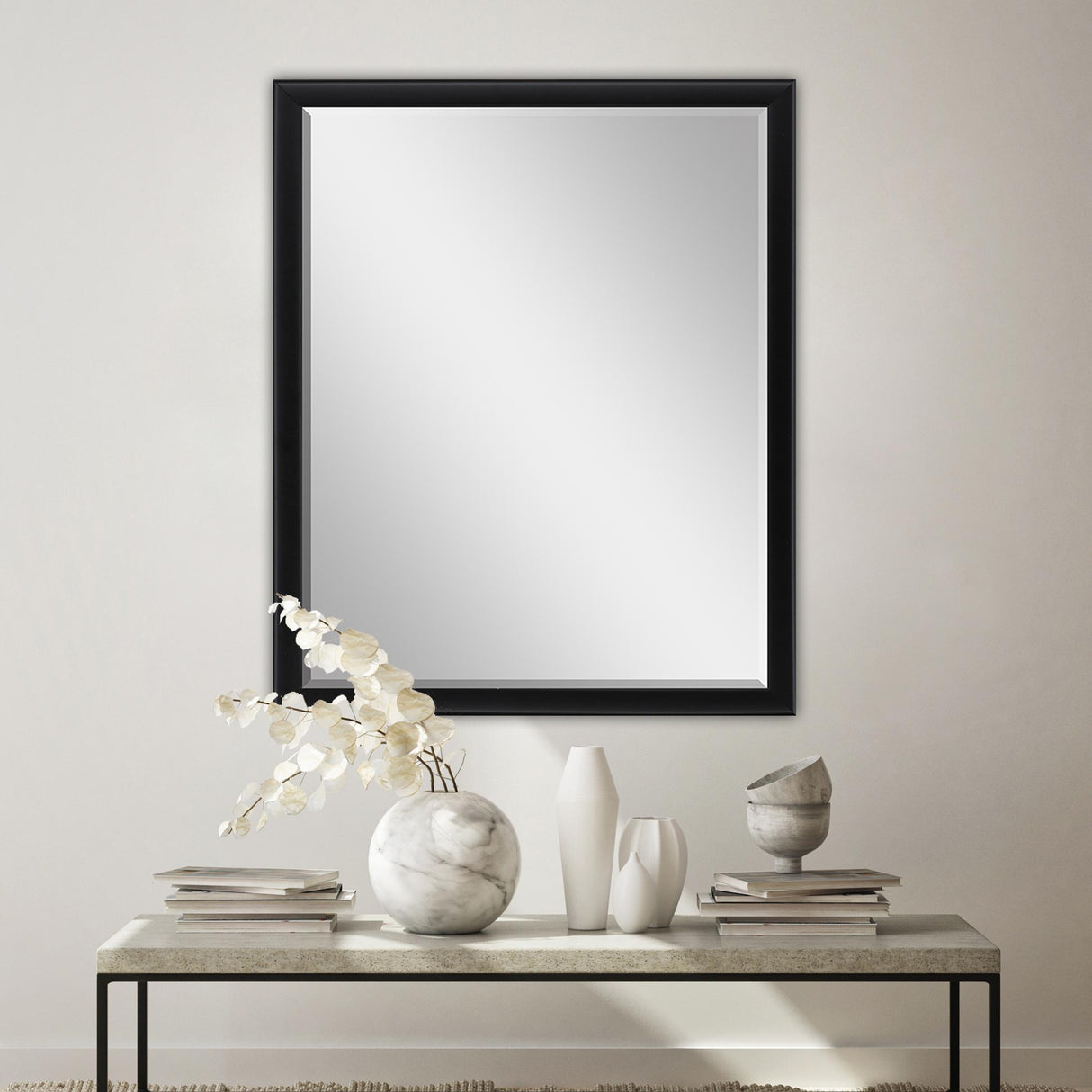 Paragon #374 36 x 48 Beveled Black 50 X 38 X 3 Wall Mirror
