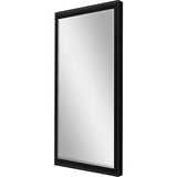 Paragon #374 30 x 72 Beveled Black 74 X 32 X 3 Wall Mirror