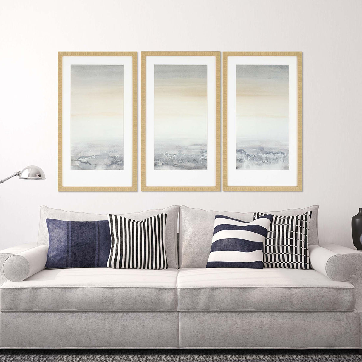 Paragon Sable Island S/3 Gray 32 X 18 X 2 Wall Art