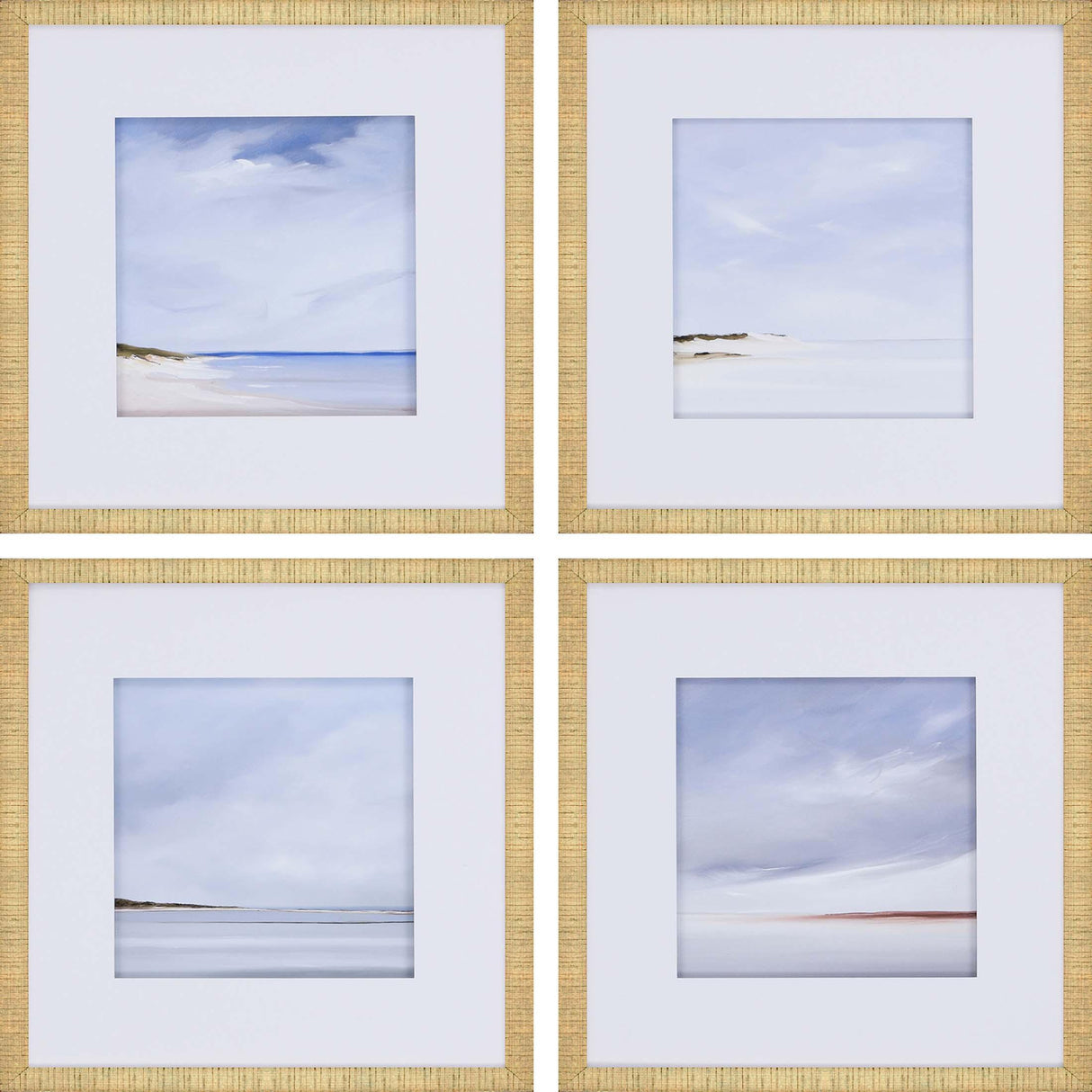 Paragon Shores S/4 Blue 21 X 21 X 2 Wall Art