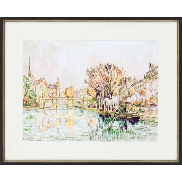 Paragon The Pont Neuf Paris Multi 27 X 33 X 2 Wall Art