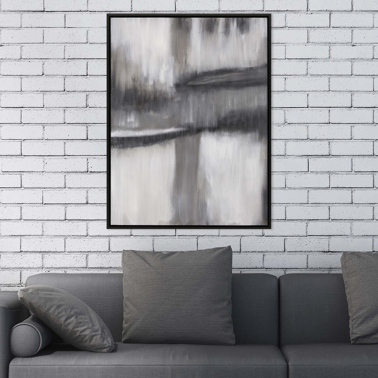 Paragon Grey Clouds 1 Gray 50 X 38 X 3 Wall Art