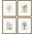 Paragon Light Posts S/4 Neutral 20 X 17 X 2 Wall Art