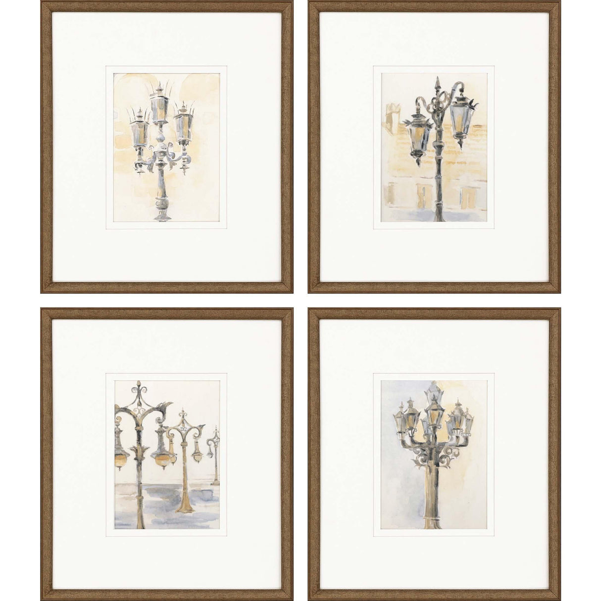 Paragon Light Posts S/4 Neutral 20 X 17 X 2 Wall Art