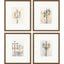 Paragon Light Posts S/4 Neutral 20 X 17 X 2 Wall Art