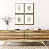 Paragon Light Posts S/4 Neutral 20 X 17 X 2 Wall Art