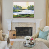 Paragon Lazy Day Green 38 X 50 X 3 Wall Art