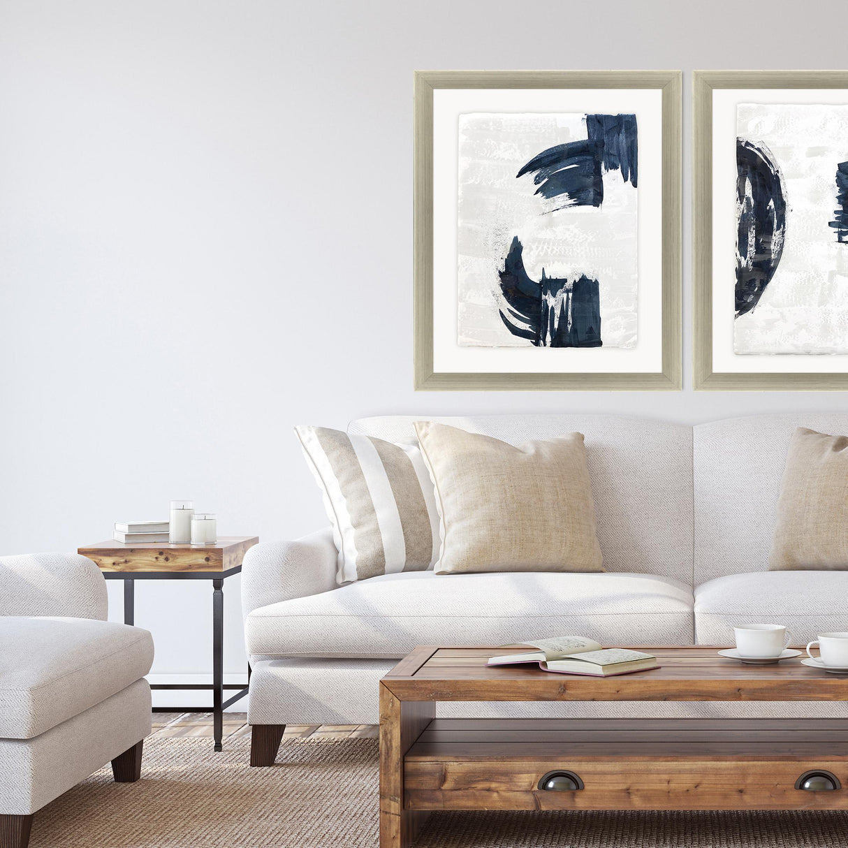 Paragon Windstorm III Blue 35 X 29 X 2 Wall Art