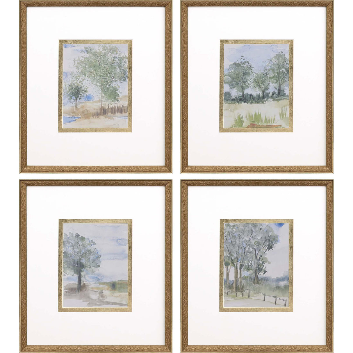 Paragon Along the Way II S/4 Blue 19 X 17 X 2 Wall Art