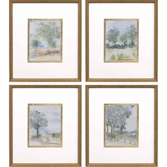 Paragon Along the Way II S/4 Blue 19 X 17 X 2 Wall Art