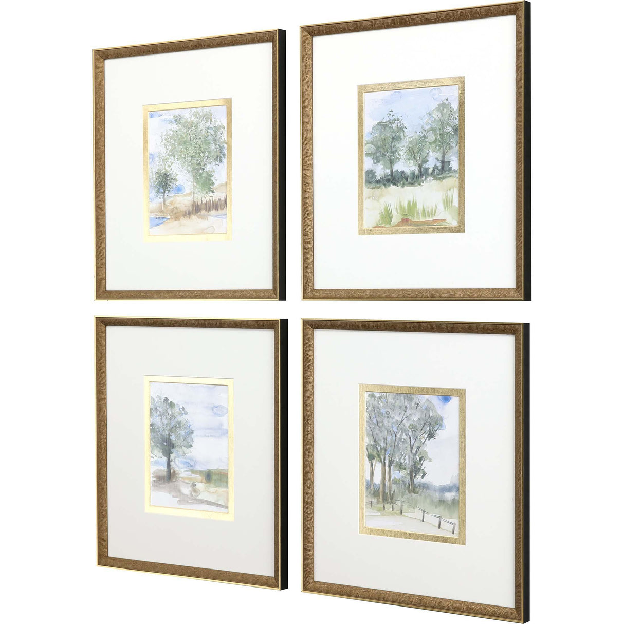 Paragon Along the Way II S/4 Blue 19 X 17 X 2 Wall Art