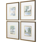 Paragon Along the Way I S/4 Blue 19 X 17 X 2 Wall Art