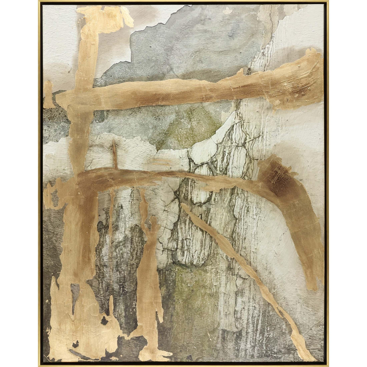Paragon Metallic Underground I Brown 51 X 41 X 3 Wall Art