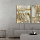 Paragon Metallic Underground I Brown 51 X 41 X 3 Wall Art
