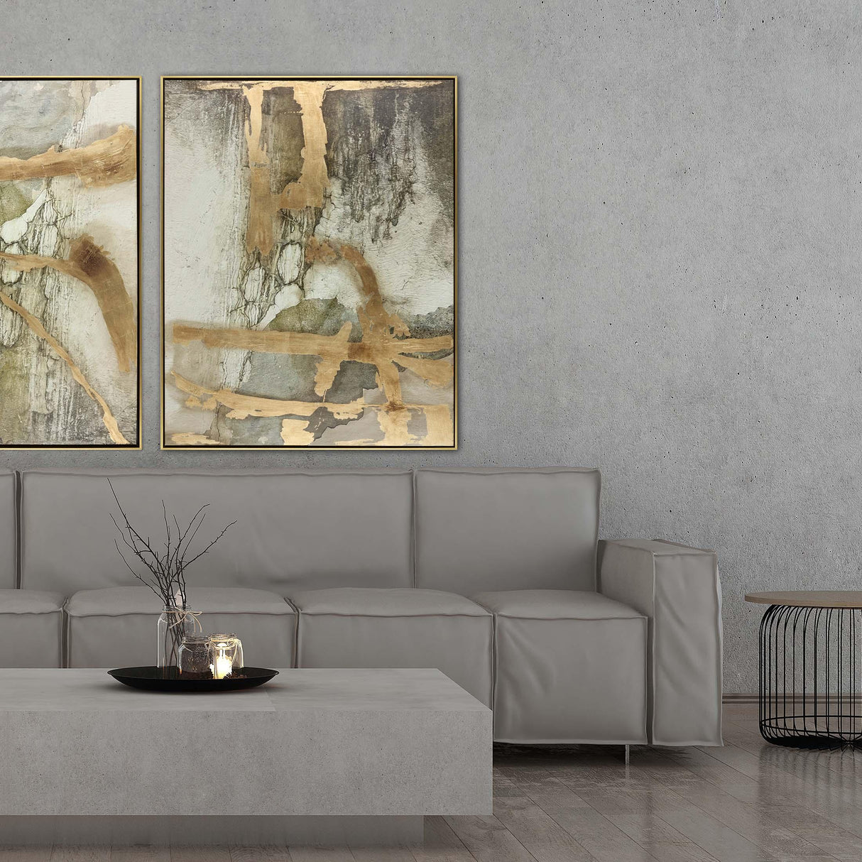 Paragon Metallic Underground II Brown 51 X 41 X 3 Wall Art