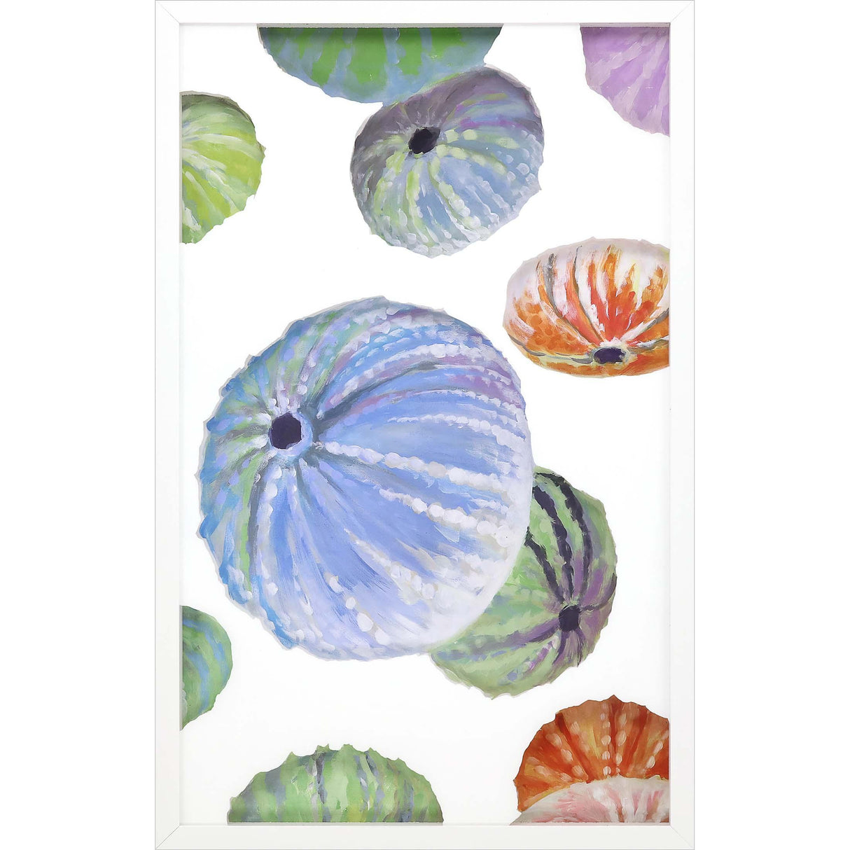 Paragon Sea Urchin II Blue 42 X 26 X 3 Wall Art