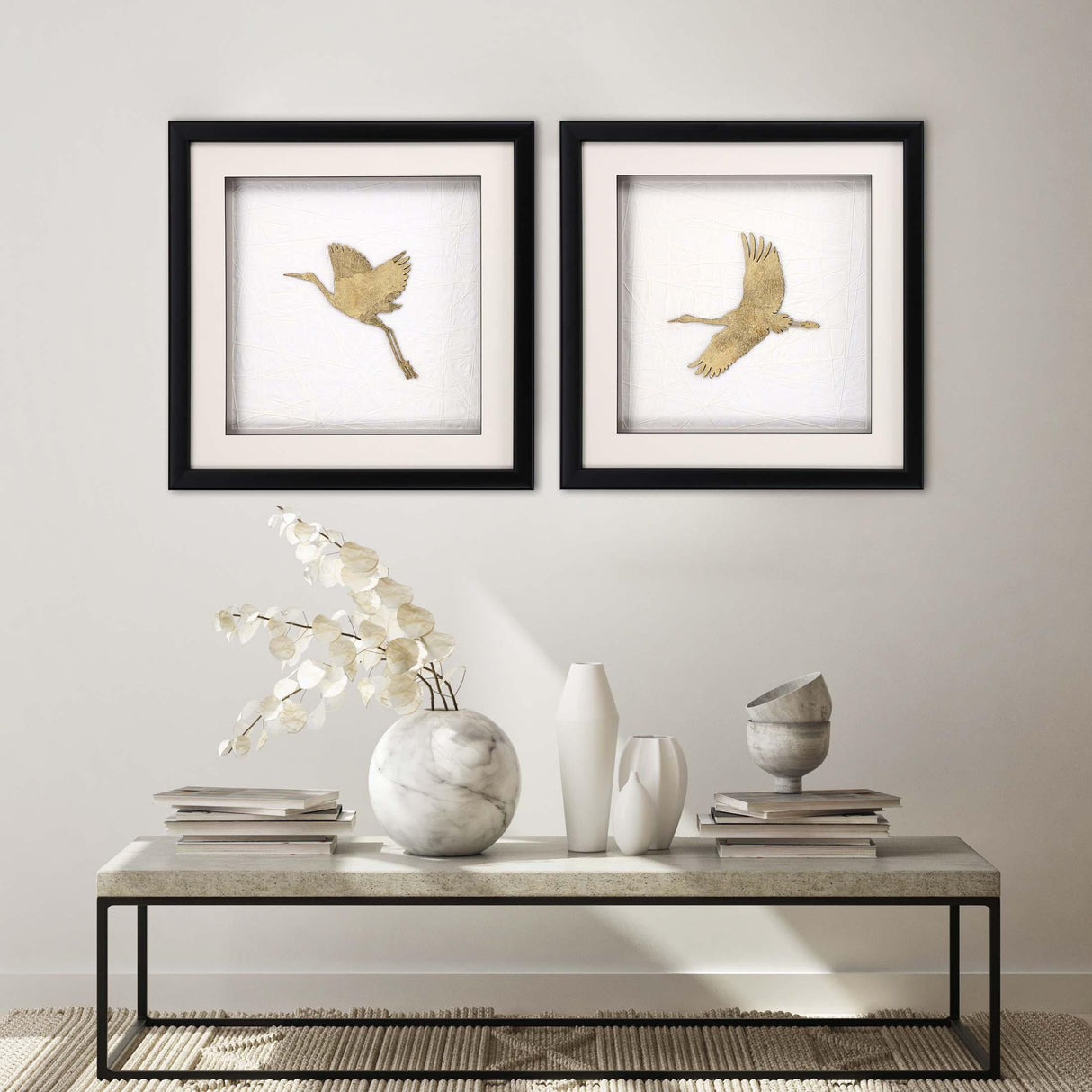 Paragon Flight of Gold I S/2 Metallic 26 X 26 X 3 Wall Art