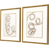 Paragon Radiant Spiral I S/2 Metallic 29 X 23 X 1 Wall Art
