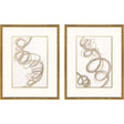 Paragon Radiant Spiral II S/2 Metallic 29 X 23 X 1 Wall Art