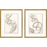 Paragon Radiant Spiral II S/2 Metallic 29 X 23 X 1 Wall Art