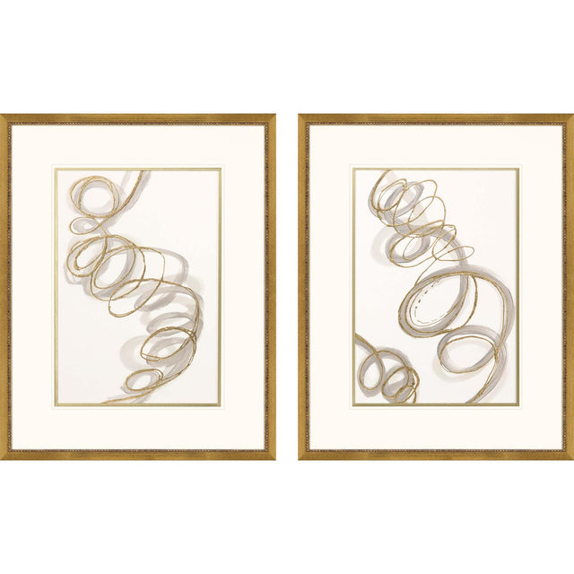 Paragon Radiant Spiral II S/2 Metallic 29 X 23 X 1 Wall Art